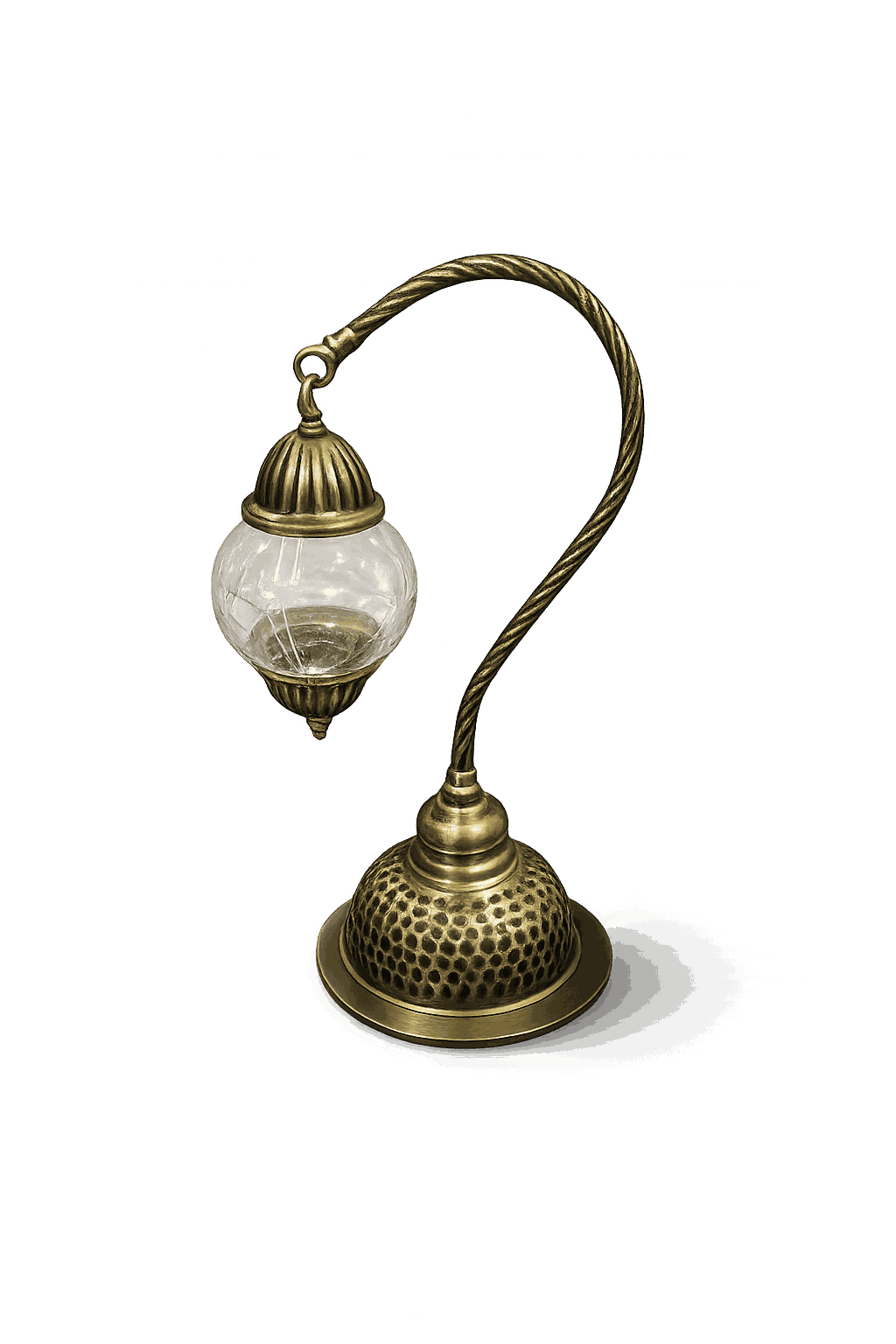 Vintage Bloom Mosaic Lamp — Small